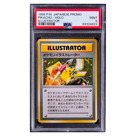 ILLUSTRATOR PIKACHU - PSA 9